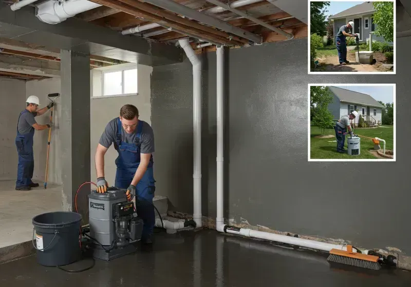 Basement Waterproofing and Flood Prevention process in Newburgh, IN